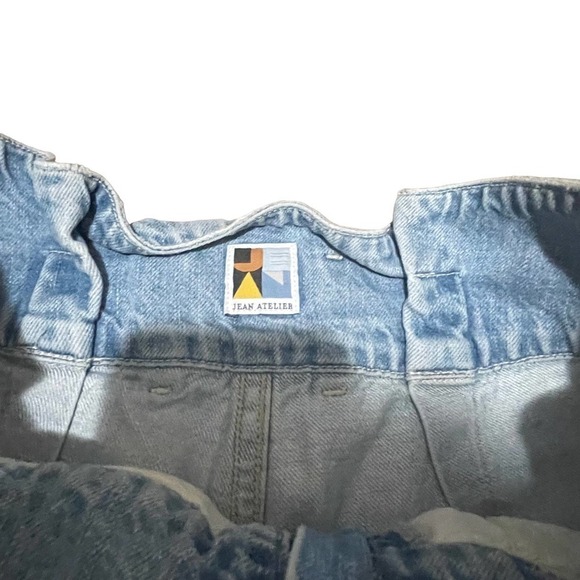 Jean Atelier Paperbag High Rise Jean Shorts - Picture 4 of 7